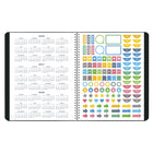 Blueline - Agenda Mensuel - 11 po H x 8 1/2 po l - Couleurs Assorties - Anglais-Listes de tâches