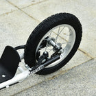 Aosom - Trottinette pour jeunes avec roue en caoutchouc gonflable de 12 po - blanc-Couleur : Blanc 