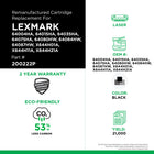 CIG Lexmark T640 Remanufactured Toner Cartridge - High Yield Black-Environmentally Friendly: Remanufactured from an original Lexmark recycled cartridge