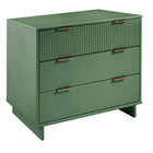 Manhattan Comfort - Granville commode moderne haute étroite et standard - vert sauge - ensemble de 2-17,72 po L x 37,80 po l x 48,98 po H