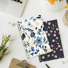 Blueline - Agenda Scolaire Hebdomadaire/Mensuel - 8 po H x 5 po l - Motif Floral (Blossom) - Bilingue-Section contacts