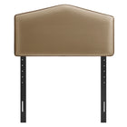 Modway Cosette Performance Velvet Twin Size Headboard - Taupe-Dense Foam Cushioning