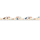 Ashley Productions Magnetic Scallop Border - Everyone Is Welcome Hearts - 12'/Pack - 6 Pack-Use for decoration or to divide up magnetic surfaces for assignments, lessons, programs, games, etc.
