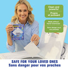 Happy Hour Hypoallergenic Laundry Detergent Sheets - Fresh Scent - 60 Sheets-Protects clothes colour: washer detergent sheets designed to help maintain fabric quality and keep colours looking brighter wash after wash