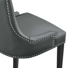 Modway Marquis Vegan Leather Dining Chair - Grey-8