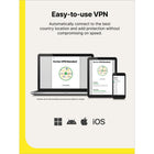Norton Secure VPN - 10 Device - 1 Year [Download]-Bank-grade Encryption: Offers bank-grade encryption to help ensure the information you send and receive is secure and private