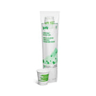 Gobelets compostables en carton pour boisson chaude de Perk - 10 oz - Blancs et verts - 50/paquet-Offerts en blanc avec des touches de vert et faits de carton