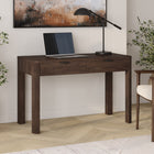 Hudson&Canal Lonsdale 48'' Desk - Alder Brown-Finished in a wood-look alder brown finish