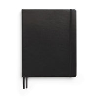 TRU RED Large Flexible Cover Ruled Journal - Black-Large size (8" x 10")