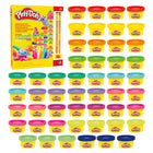 Play-Doh - pack de 50 pots arc-en-ciel-Des mini pots play-doh de 28 g : les pots play-doh de 28 g ont un format parfait pour les petits cadeaux, les pinatas et bien plus