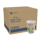 Dixie PerfecTouch Insulated Paper Hot Cup - 8 oz. - 1000 Pack-Capacity: 8 oz.