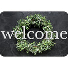 Ashley Productions The Original Fun Mat Welcome Mat - 15.5" x 23.5" - Slate Wreath Welcome-Measurement & Design: The Slate Wreath Welcome Mat measures 15.5" x 23.5".
