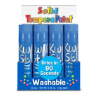 Kwik Stix Solid Tempera Paint Sticks - Light Blue - 12/Pack - 2 Pack-The fast, 90 second dry time formula you love
