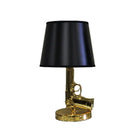 Plata Import Small Gun Lamp - Gold-gun-shaped design