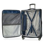Ricardo Beverly Hills Avalon Softside 28" Large Upright Check-In Spinner - Storm Blue-Side carry handle — Provides convenient horizontal lifting and handling.