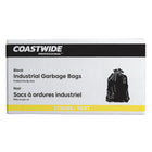 Coastwide Professional Garbage Bags - Strong - 30" x 38" - Black - 200-Pack-Large size of 30" x 38" provides ample space to hold a significant amount of waste