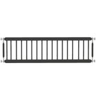 PawHut - Barrière pour petit chien en métal 10 po H, intérieur, réglable 26 po-37 po l pour escaliers et portes - noir-Barrière de 9,8 po (25 cm) de hauteur pour les petits chiens ayant une faible capacité de saut 