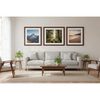 Decent Living - Cadre photo en bois massif - Couleur noyer - 18x24pouce - Paquet de 2-7