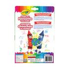 Crayola - Marqueurs Super pointes Couleurs chouchou du monde - Paquet de 20-COLORIAGE POUR ADULTES ET ENFANTS : Ces crayons aux couleurs vives ont une application fluide, que ce soit pour colorier dans un cahier, faire des lettrages à la main ou écrire dans un journal intime