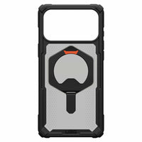 UAG Plasma XTE Compatible with MagSafe Rugged Case for iPhone 17 Pro Max - Black/Pop Orange-Integrated Kickstand