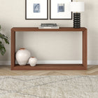 Hudson&Canal Osmond 55"W Console Table - Satin Walnut-Features easy assembly