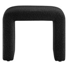 Modway - Simba Tissu Boucle Tabouret en cascade - Noir-7