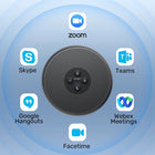 EMEET OfficeCore M1A Plug-and-Play USB Speakerphone - Zoom Certified-Zoom Certified: Work perfectly with mainstream meeting platforms, Zoom, Microsoft Teams, Skype, and more.