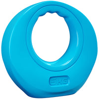 Soozier 13 lb Kettlebell - Light Blue-Stylish handbag design enhances workout appearance