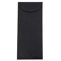 JAM Paper #12 Policy Envelopes, 4.75 x 11, Black Linen Recycled, 100 Pack (v01220g)-Black