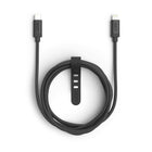 NXT Technologies - Câble tresse Lightning vers USB-C, 6 pi - noir-Longueur du câble : 6 pi
