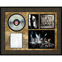 The Tragically Hip Lyrics Collage with Platinum LP - Framed Print - 35" x 27"-Premium funinn