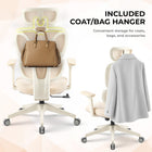 MotionGrey Mellow Ergonomic Office Chair - High Mesh Back Support with Adjustable Armrests - Beige-6