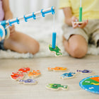 Melissa & Doug Catch & Count Wooden Fishing Game with 2 Magnetic Rods- Makes a great gift for preschoolers, ages 3 to 5, for hands-on, screen-free play; product made with FSC-certified materials that support responsible forestry; applies to new inventory only (FSC C156584) 