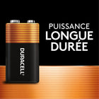 Duracell - Coppertop Piles Alcalines 9V - paquet de 2-GARANTIES 5?ANS LORSQU'ELLES SONT ENTREPOSÉES?: Duracell garantit chaque pile alcaline Coppertop de 9?volts pendant 5?ans lorsqu'elles sont entreposées, pour que vous soyez assuré que ces piles seront prêtes lorsque vous en aurez besoin