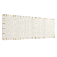 Modway Sparta Weave Wall-Mount Vegan Leather King Headboard - Natural Beige-King Size Headboard Only