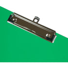 JAM Paper - Presse-papiers en plastique avec pince métallique discrète - format lettre (9 x 12 -5) - vert-Quantité : Vendu individuellement | Les presse-papiers robustes sont fabriqués à partir de plastique de qualité et conçus pour durer longtemps.