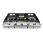Fotile Tri-Ring Series Stainless Steel Gas Cooktop - 30"-Edge to Edge Cooking Grates