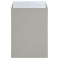 JAM Paper 9 x 12 Open End Envelopes, Peel & Seal Closure, Light Grey, 500 Pack-Open End Envelopes