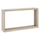 Hudson&Canal - Console Osmond 55" de largeur - Blanc aulne-Un design contemporain moderne pour votre entrée, votre salon, votre bureau et plus encore