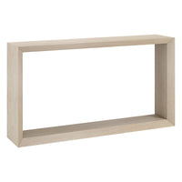 Hudson&Canal - Console Osmond 55" de largeur - Blanc aulne-Un design contemporain moderne pour votre entrée, votre salon, votre bureau et plus encore