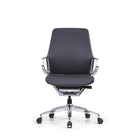 DecentLiving - Chaise de bureau à hauteur standard - Gros-Chaise de bureau en cuir véritable haut de gamme