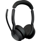 Jabra Evolve2 55 Link380c USB-C Stereo Wireless Headset with Stand - Unified-Active Noise Cancellation