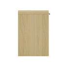 Manhattan Comfort Grace 54" Modern Desk - Natural Oak and Black-Ample surface area for working, studying, or gaming
