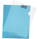 JAM Paper - Pochettes en plastique - 9 po x 12 po - bleues - Paquet de 12-Les pochettes en plastique sont idéales pour contenir, protéger et organiser des documents importants, des bons de travail, des commandes, des factures et bien plus encore !