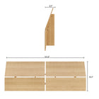 Nexera Panoramic Headboard - Queen Size - Natural Maple-5