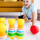 Melissa & Doug, Sunny Patch, Jeu de quilles Giddy Buggy, 6 quilles en forme d'insectes, 1 boule en plastique-6