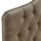 Modway Annabel Vegan Leather Full Headboard - Mushroom-7