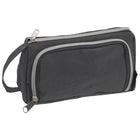 Merangue Pencil Case with Handle - Grey-Triangular pencil case, holds school supplies and writing accessories