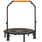 Soozier 40" Foldable Rebounder Trampoline for Adult - Orange-Four-level adjustable handlebar, providing flexibility when bouncing 