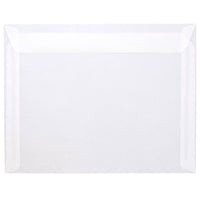 JAM Paper - Enveloppes format livret en papier vélin translucide, 9 1/2 x 12 5/8 po, translucide, 100 par paquet-Translucide